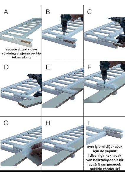 100X50 cm Yatak Kenarına Geçmeli, Divan Hemnes Uyumlu Yatak Bariyeri modelleri