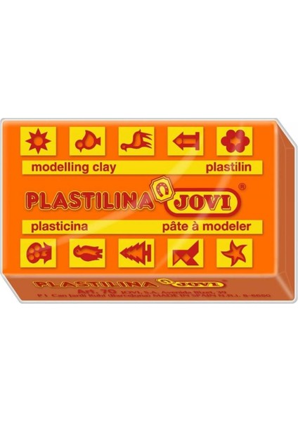 Oyun Hamuru Plaka 30 Lu 50 gr Turuncu 70/04