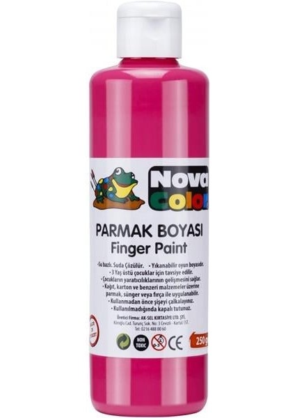 Parmak Boyası Pembe 250 gr NC-447