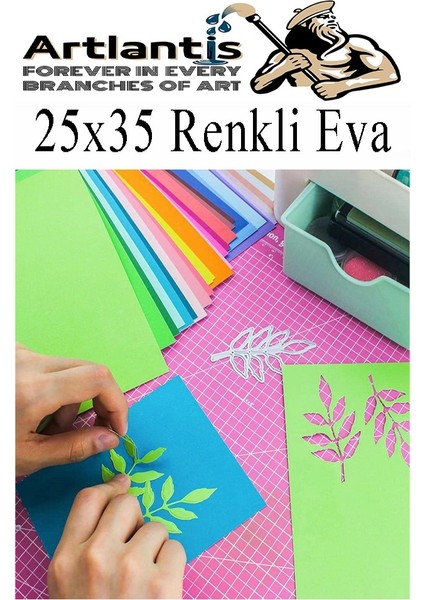 Eva 25X35 cm 10 Renk 1 Paket Eva Süngeri 10'lu Okul Öncesi Kreş Anasınıfı Elişi Etkinlikleri modelleri