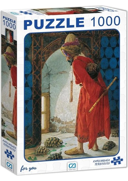 Ca Puzzle 1000 Parça Kaplumbağa Terbiyecisi 7006