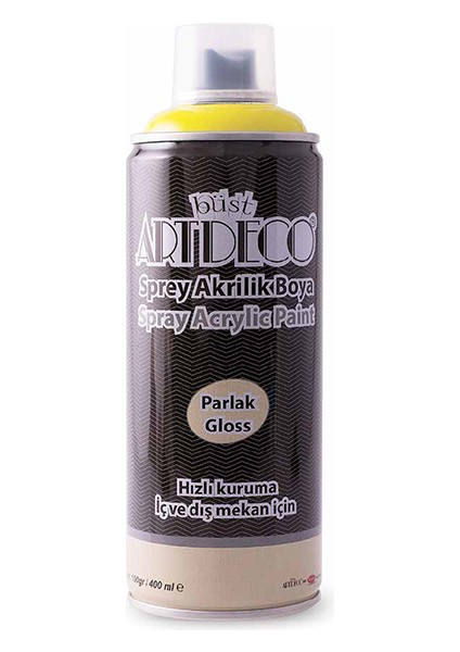 Akrilik Sprey Boya 400 ml Sarı Y-400-150