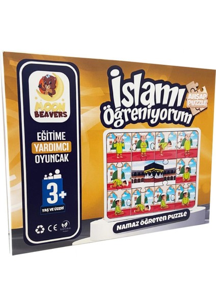 Islamı Öğreniyorum Puzzle Serisi - 2 Kız Namaz