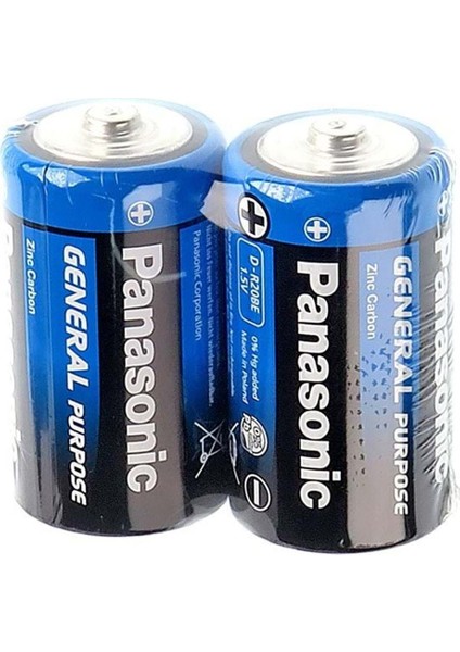 Çinko Karbon Büyük Boy Pil (D) R20BE/2PS