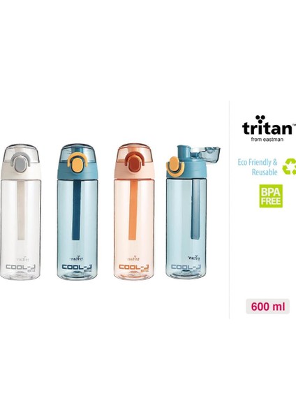 Matara Kilitli Trıtan 600 ml Mavi K756600