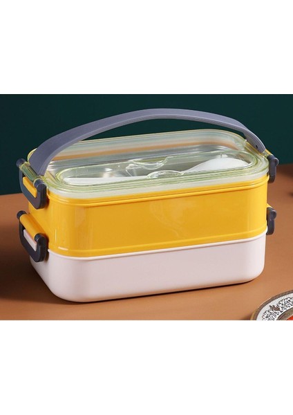 1400 ml Sarı Paslanmaz Çelik Yemek Kabı - Beslenme Kabı modelleri