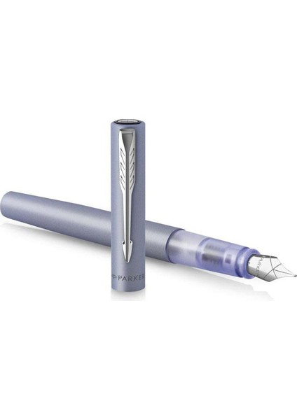 Dolma Kalem Vector Xl M Uç Gümüş Mavi