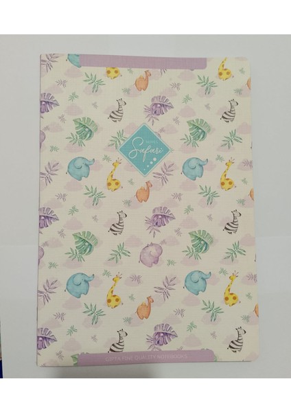 Safari Kapak A4 80 Yaprak Kareli