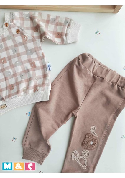Mevsimlik Iki Iplik Erkek Ayıcık Bebek Alt Üst Pamuklu Takımı Cotton Baby Set Outfit fiyatları