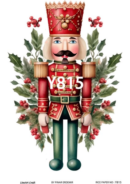 Yeniyıl Serisi Y815 Pirinç Dekopaj 30 * 42 cm