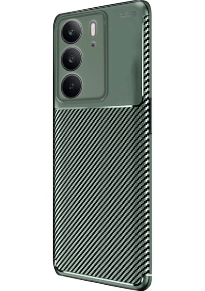 Realme C75 4g Auto Focus Karbon Kapak - Koyu Yeşil fiyatları