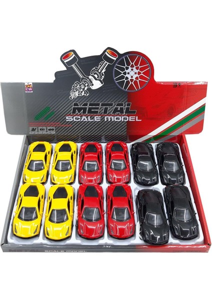Oyuncak Çekbırak Metal Araba 4311B