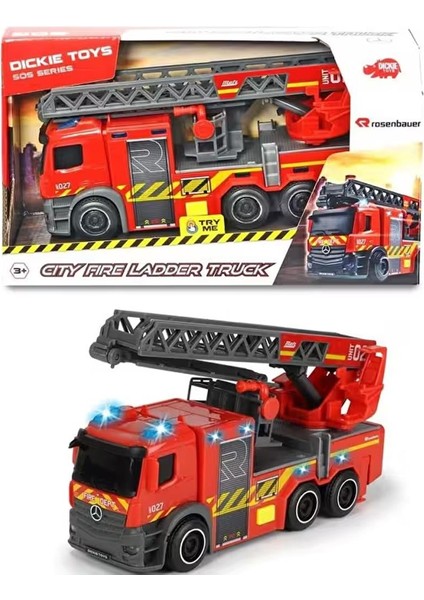 Dickie Kırmızı Şehir Itfaiye Aracı Sesli ve Işıklı 203714011038