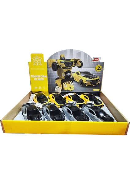 Oyuncak robota Dönüşebilen Araba 8li Stant CTOY-333-3