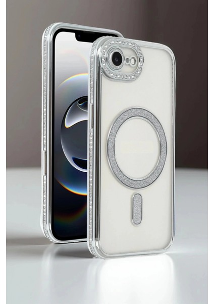 Apple iPhone 16E Joke Simli Magneticsafe Kılıf - Siyah