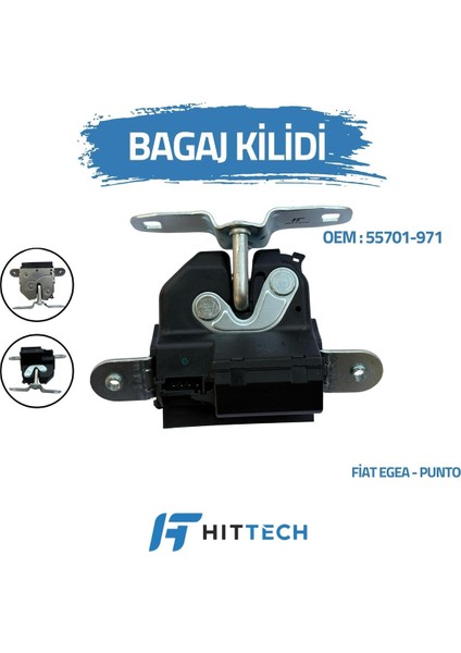 Fiat Egea Punto Uyumlu Bagaj Açma Kilidi