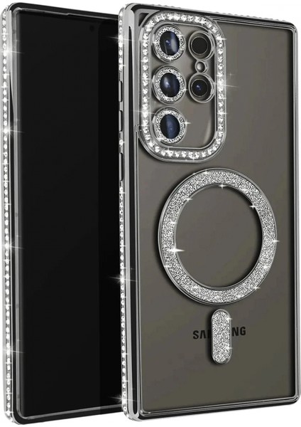 Samsung Galaxy S23 Ultra Joke Simli Magneticsafe Kılıf - Siyah