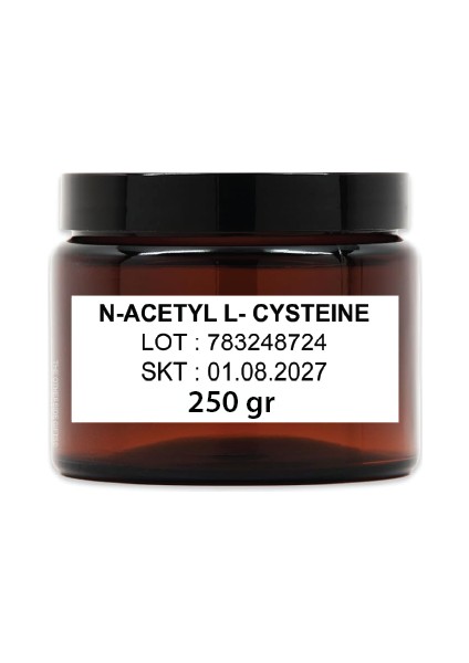 N-Acetyl L-Cysteine (Nac) Toz Hammadde 250 gr