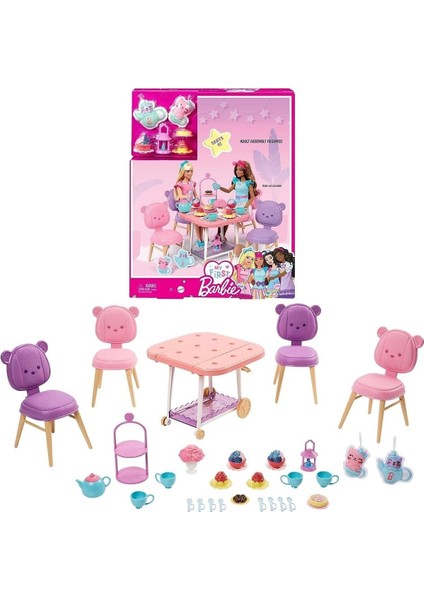My First Barbie - Ilk Barbie Bebeğim Çay Partisi Oyun Seti