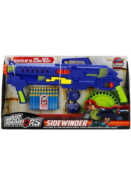 Oyuncak Air Warriors Sidewinder Sünger Atan Silah 30 Mermili