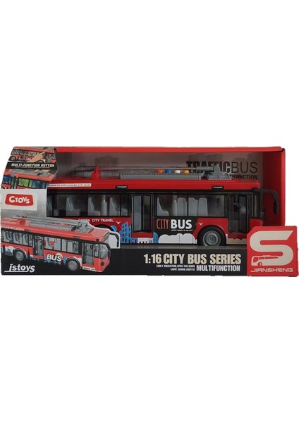 Oyuncak Işıklı ve Sesli Otobüs CTOY-JS121