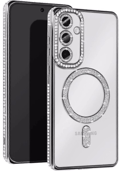 Samsung Galaxy S25 Edge Joke Simli Magneticsafe Kılıf - Gümüş