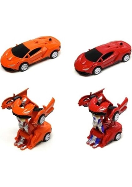 Oyuncak Sürtmeli Robot Araba