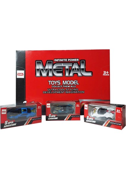 Oyuncak Metal Arabalar CTOY-SQ82005
