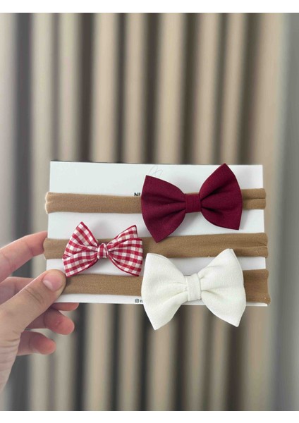 Yeni Doğan Kız Bebek 3 Lü Bandana fiyatları