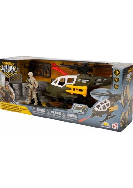 Oyuncak Soldier Force Rapidfire Askeri Araçlı Oyun Seti