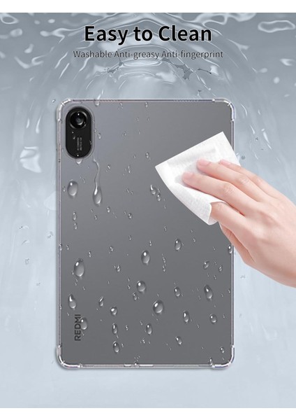 Xiaomi Redmi Pad 2 11 Inç 2025 Kılıf Şeffaf Silikon Köşe Korumalı Clear Darbe Emici Arka Kapak fırsatları