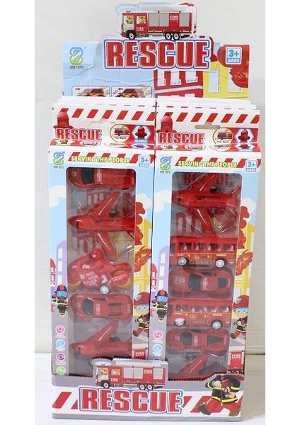 Oyuncak Çekbırak Itfaiye Seti 6 Lı Kutulu DSP.899-70G
