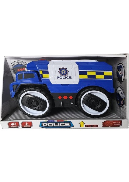 Oyuncak ışıklı ve Sesli Polis Kamyonu