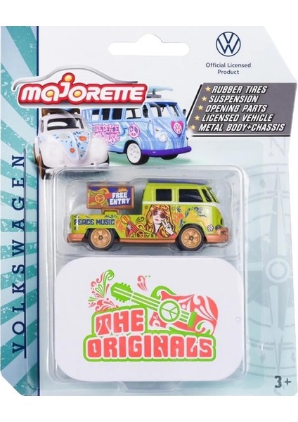 Vw The Originals Deluxe Cars, 6-Asst. Model Arabalar