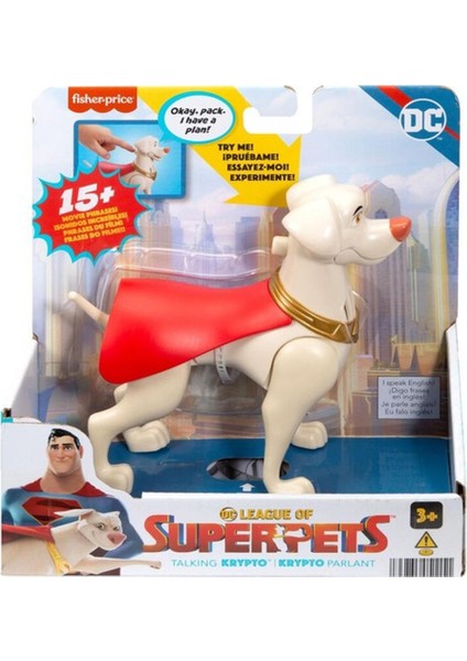 Süperman Krypto Köpek Dc League Of Super Pets Sesli Figürler Superman Krypto
