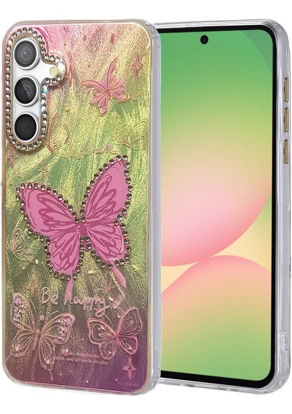 Samsung Galaxy A56 Kılıf Blade Aynalı Desenli Kapak - Desen 5 Zrnet