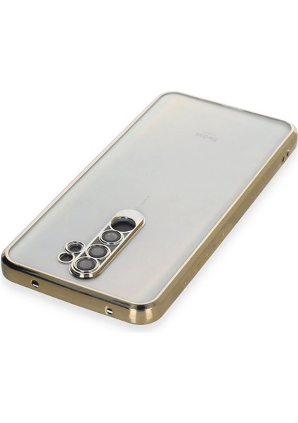 Xiaomi Redmi Note 8 Pro Kılıf Razer Lensli Silikon - Gold Zrnet modelleri