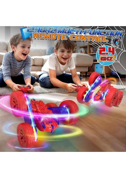 Uzaktan Kumandalı Full Fonksiyon LED Işıklı Akrobat Araba 2.4 Ghz fiyatları