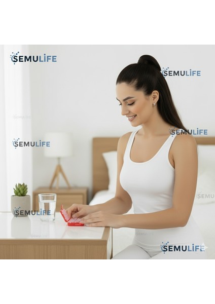 2 adet hap kutusu hap düzenleyici kutusu haftalık hap kutusu günlük hap kutusu saklama kabı vitamin kutusu pill organizer