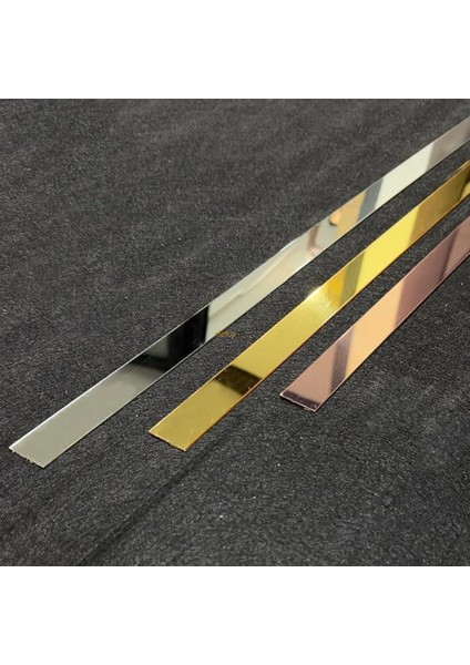 Dekoratif Şerit Ayna Pleksi Duvar Kaplama Süsü 2 cm x 100CM ( Yapışkanlı ) fiyatları