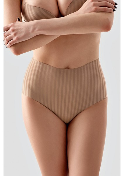 Kadın Desenli Yüksel Bel Bato Külot , 369211