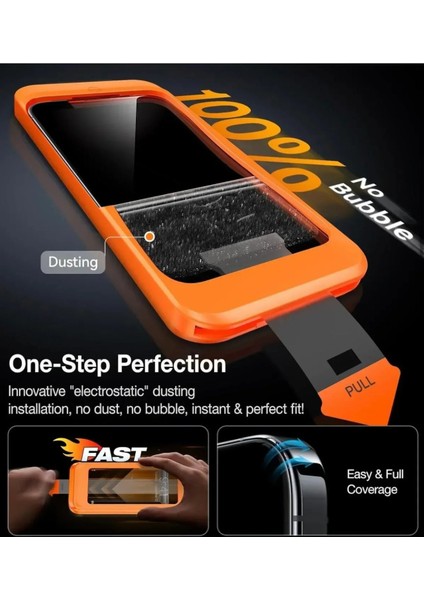 iPhone 16 Pro Max Ekran Cam Koruyucu Hayalet Privacy 5d Tamperli Cam Filmi Hizalama Oturtma Aparat fiyatları