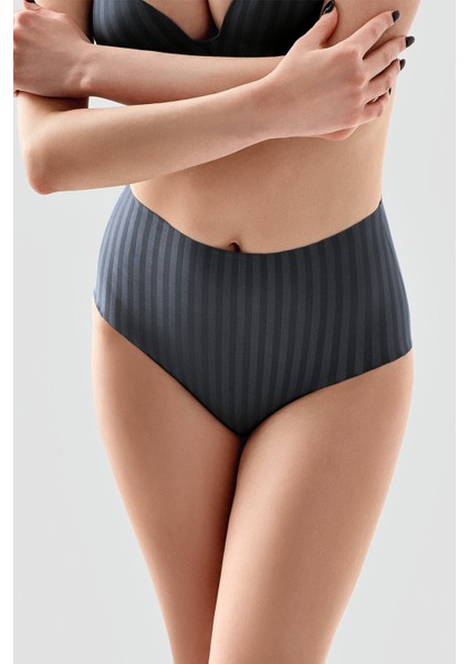 Kadın Desenli Yüksel Bel Bato Külot , 369211