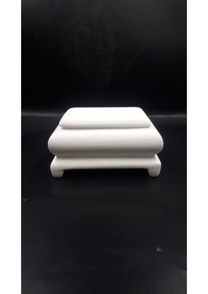 Dikdörtgen Mücevherlik – Boyamaya Hazır Çini Bisküvi Takı Kutusu | 13X8X7 cm fırsatları