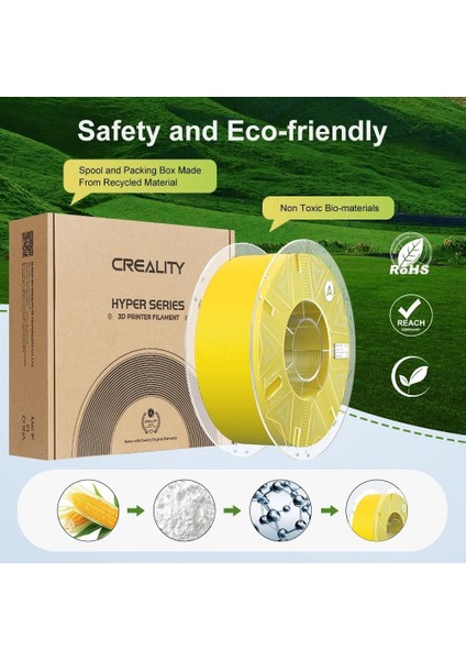 Hyper Pla Rfid Sarı Filament 1.75MM 1kg - Urhanshop Gönderimli fiyatları