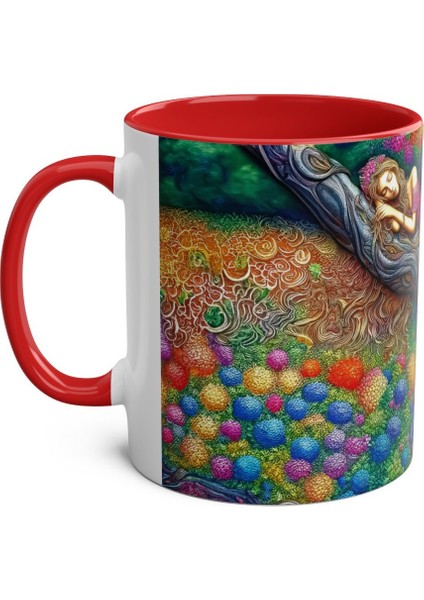 Uyuyan Güzel Desenli Baskılı Kupa modelleri