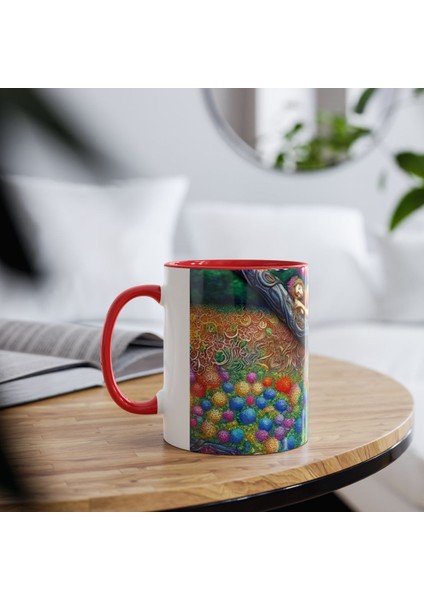 Uyuyan Güzel Desenli Baskılı Kupa