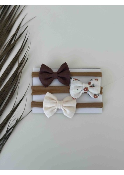 Yeni Doğan Kız Bebek 3 Lü Bandana Seti fiyatları