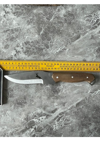 Geyik Desenli El Yapımı Kamp ve Av Bıçağı – 28 cm indirimleri