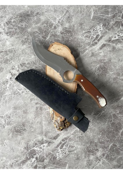 Parmak takmalı verzalit kabze Kamp bıçağı – Kılıflı | Outdoor, Hediyelik & koleksiyonluk | 28 cm fiyatları